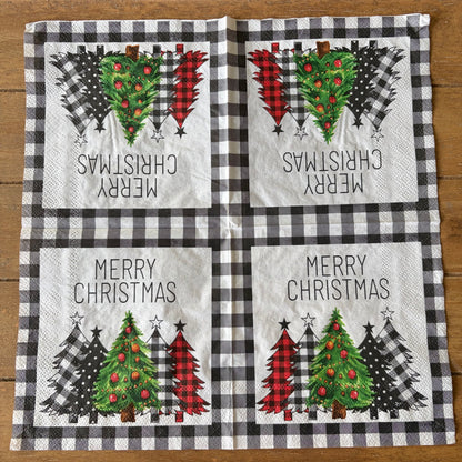 Napkin Bundle | Black & Red Christmas