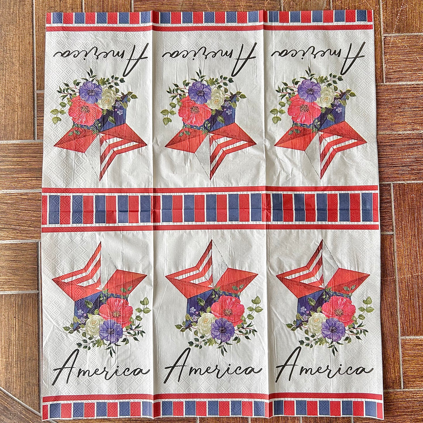 Napkin Bundle | Happy 4th America