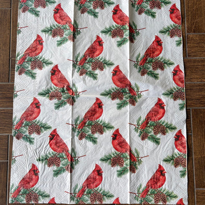 Napkin Bundle | Christmas Cardinals 4