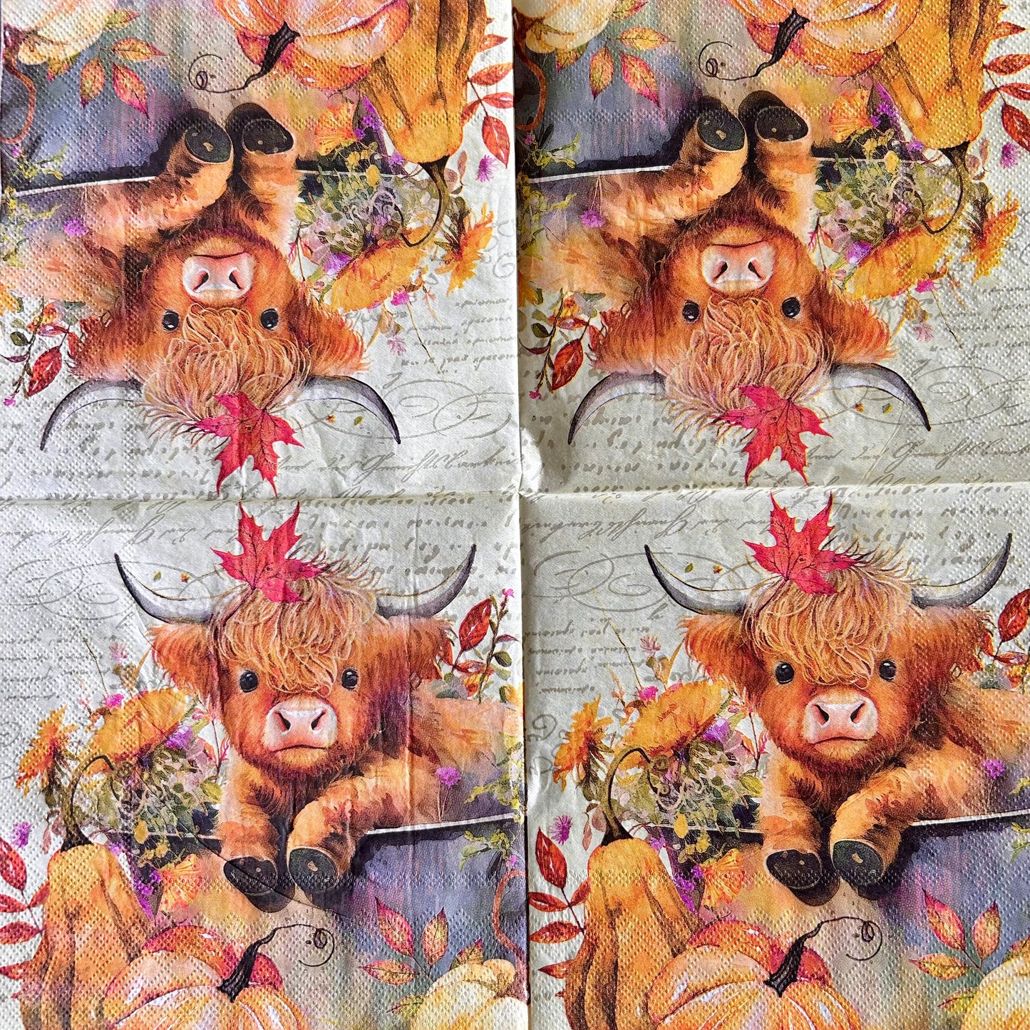 Napkin Bundle | Highland Cows