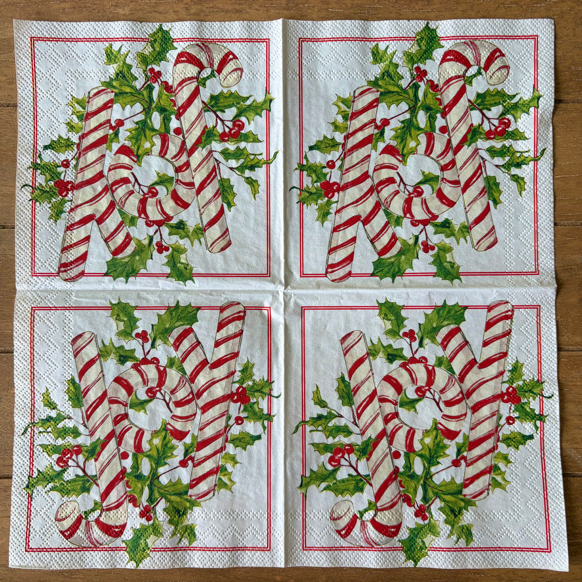 Napkin Bundle | Candy Cane Christmas