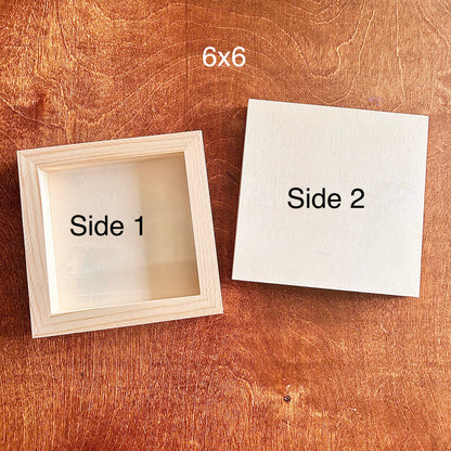 Framed Wood Blanks (Reversible)