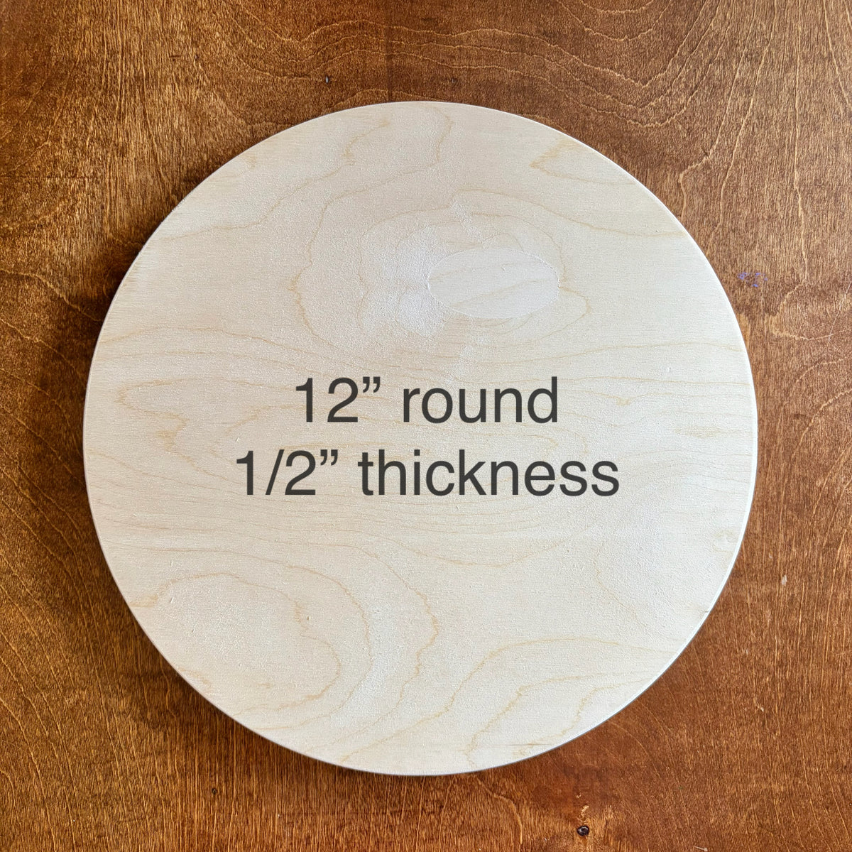 Round Wood Background | 12"