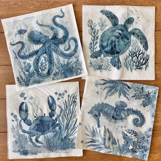 Napkin Bundle | Sea Creatures