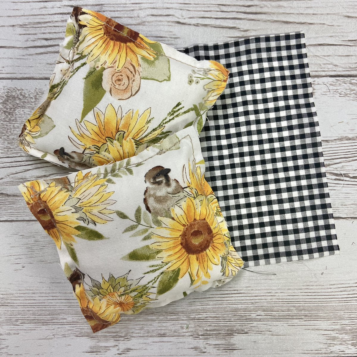 Mini Pillows - Sunflower Print (Set of 2)