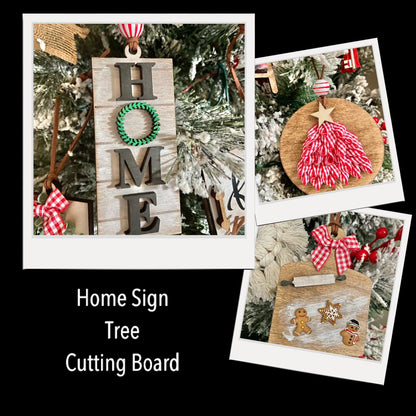 Holiday Box Ornament Sets of 3