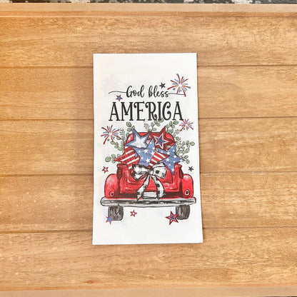 Napkin | Dual Print God Bless America