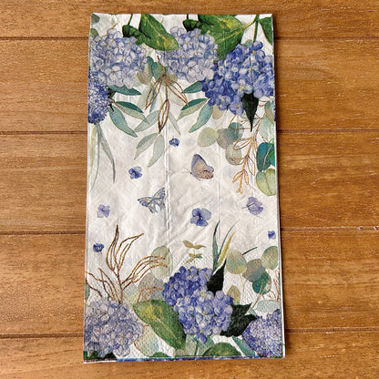 Napkin | Dual Print Blue Hydrangeas