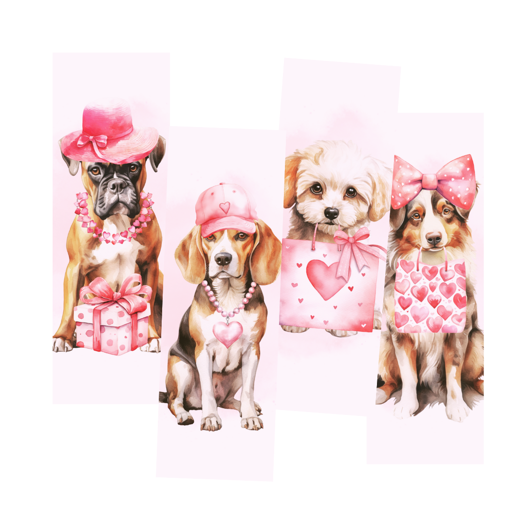 Bookmarks | Valentine Dogs