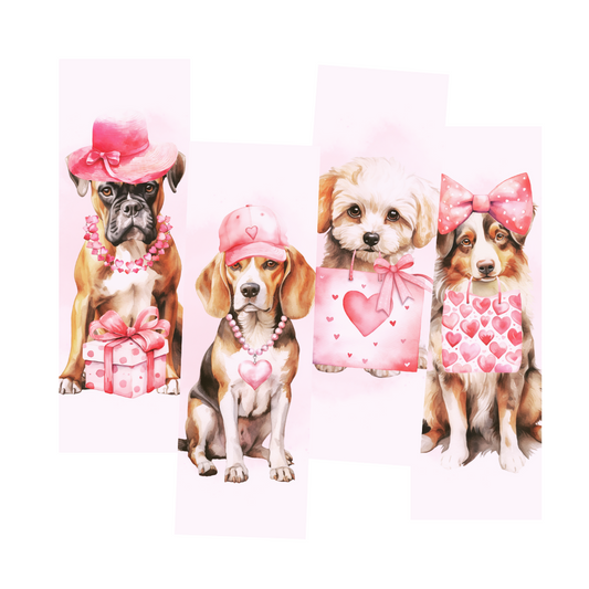 Bookmarks | Valentine Dogs