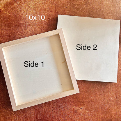 Framed Wood Blanks (Reversible)