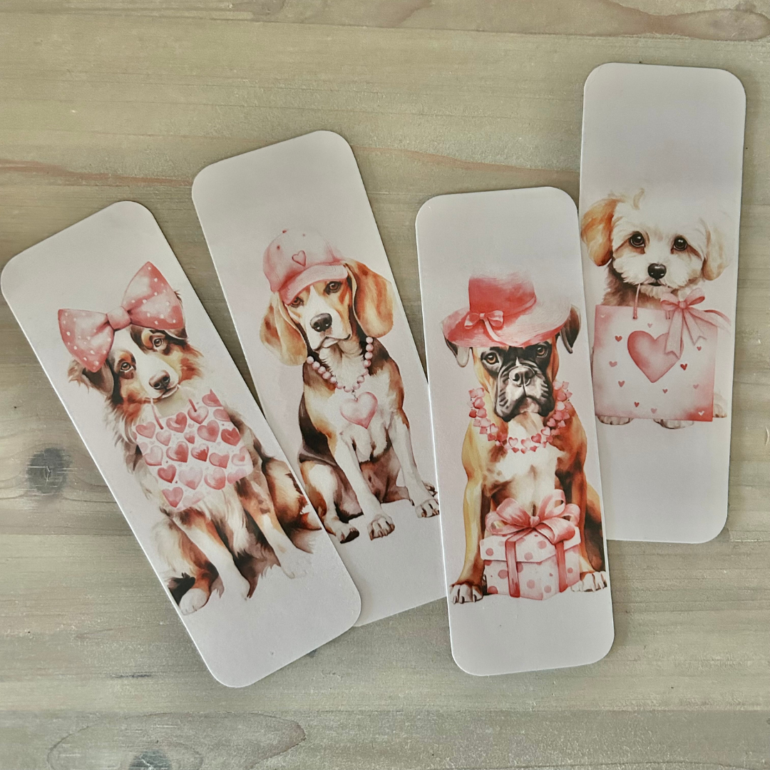 Bookmarks | Valentine Dogs