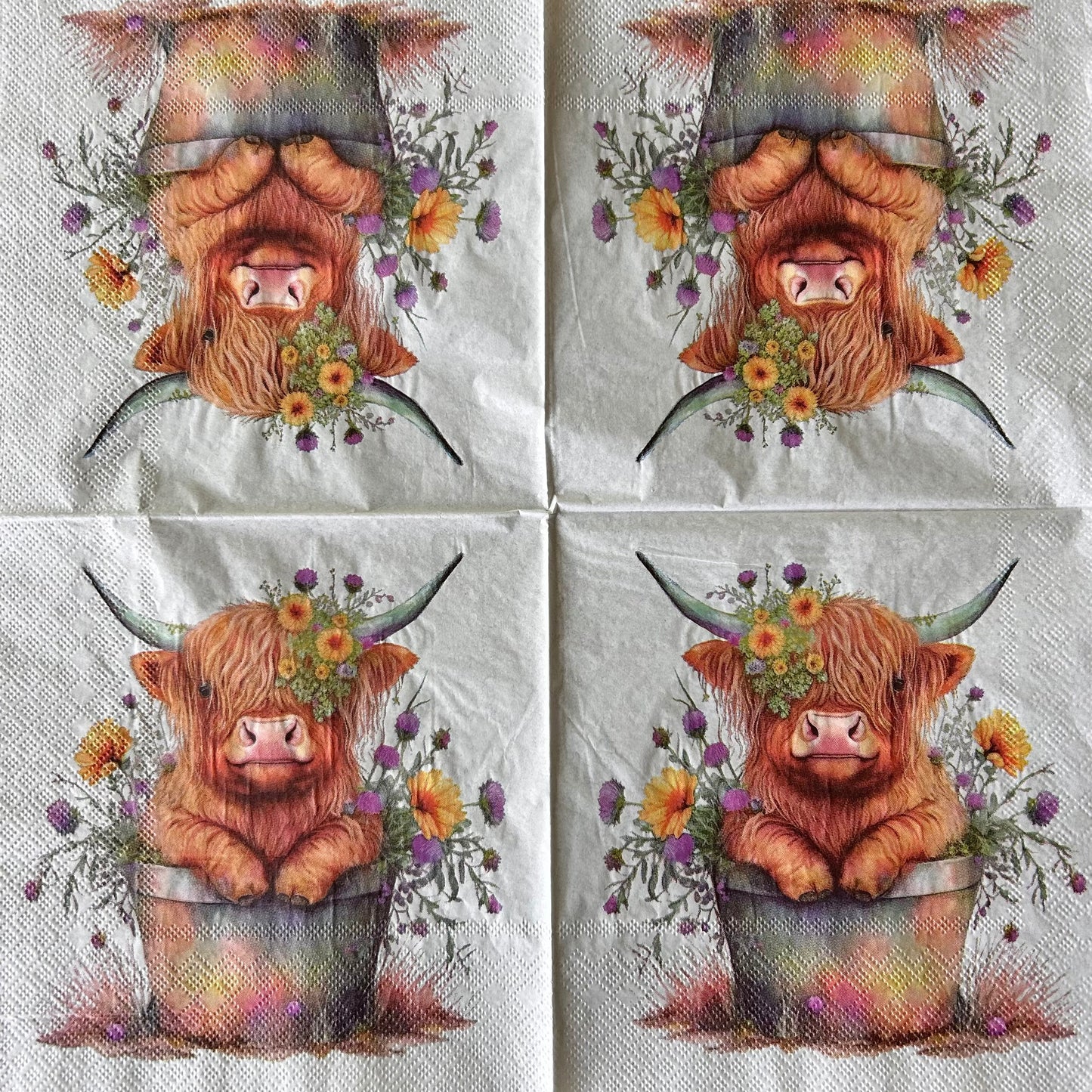 Napkin Bundle | Highland Cows