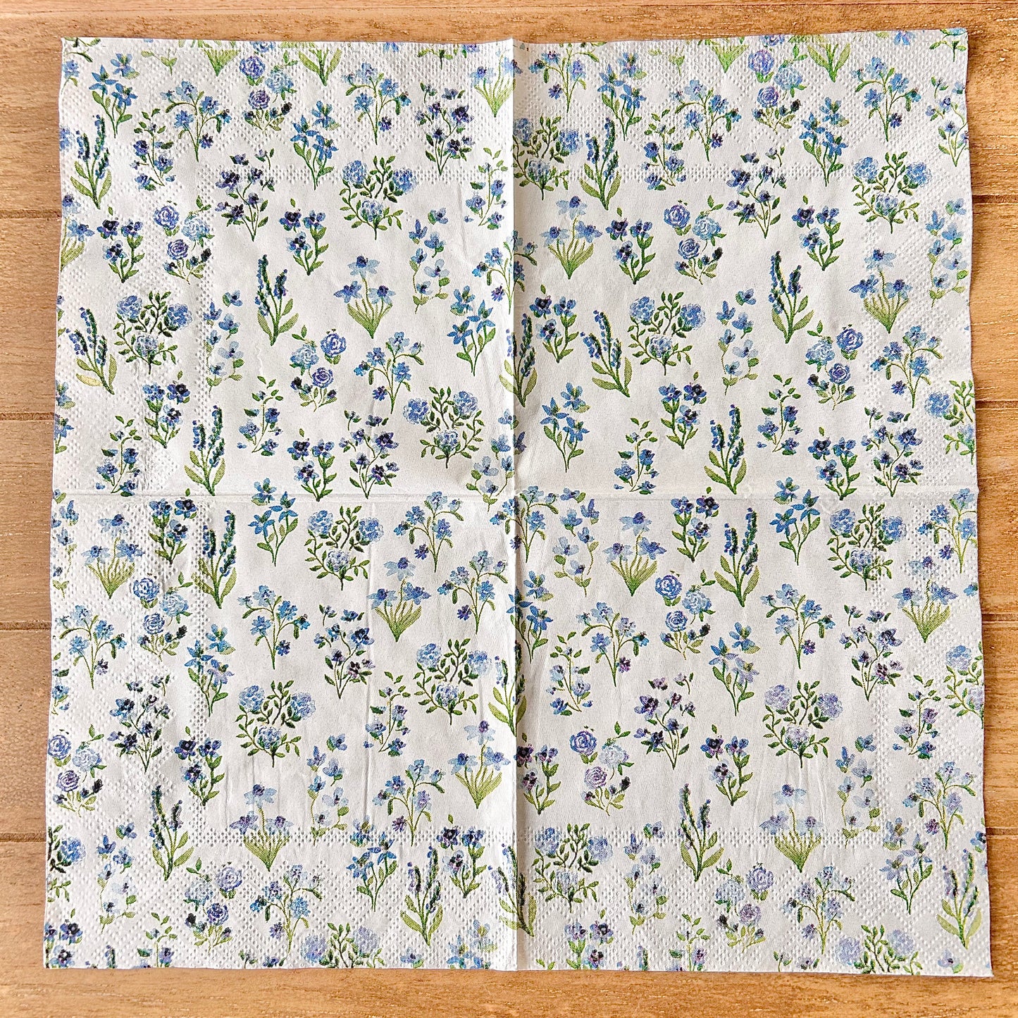 Napkin | Small Blue Flowers
