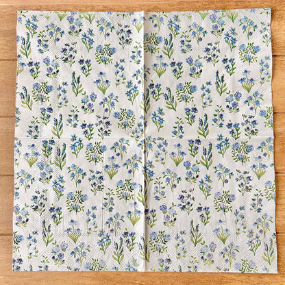 Napkin | Small Blue Flowers