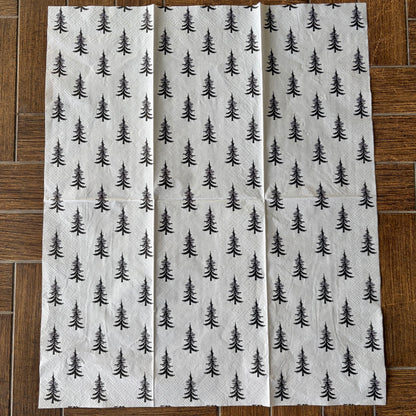Napkin Bundle | Black & White Christmas