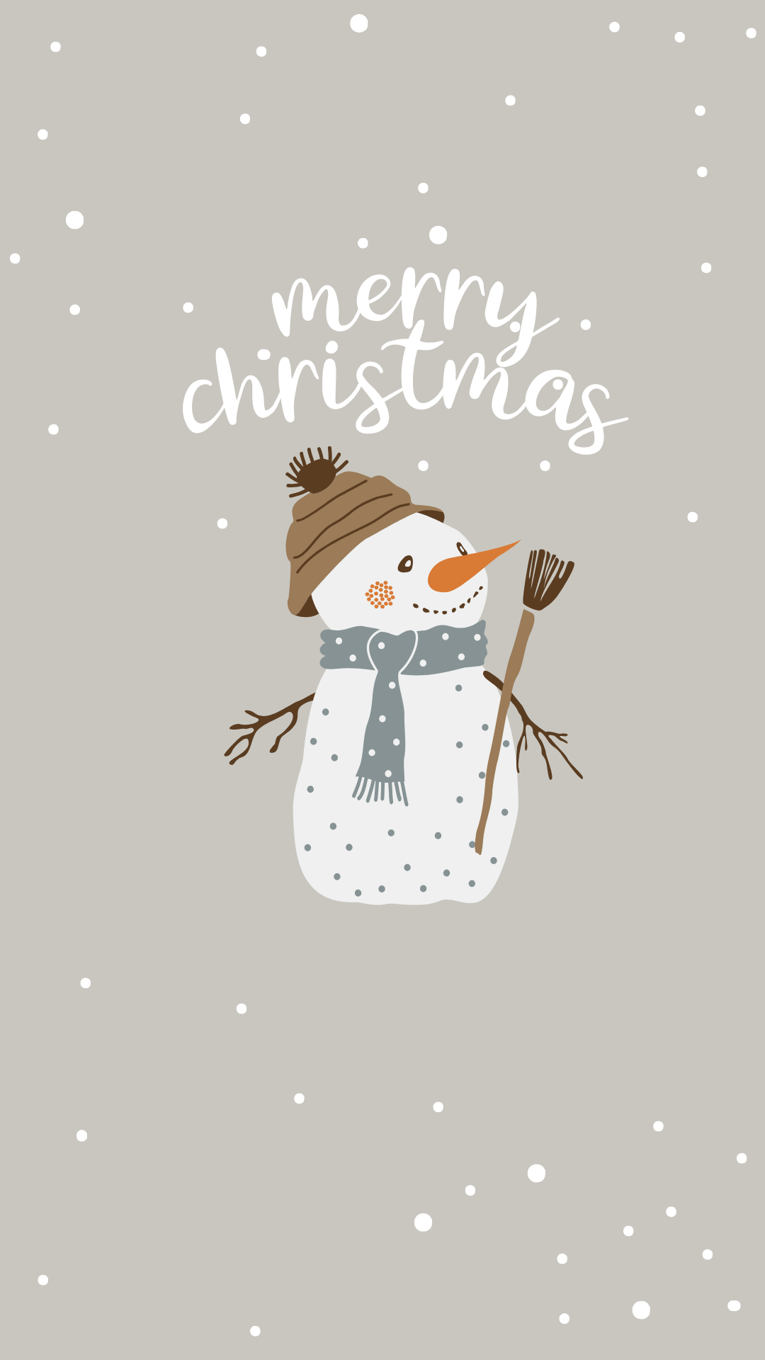 FREE Merry Christmas Phone Wallpaper - December 2024