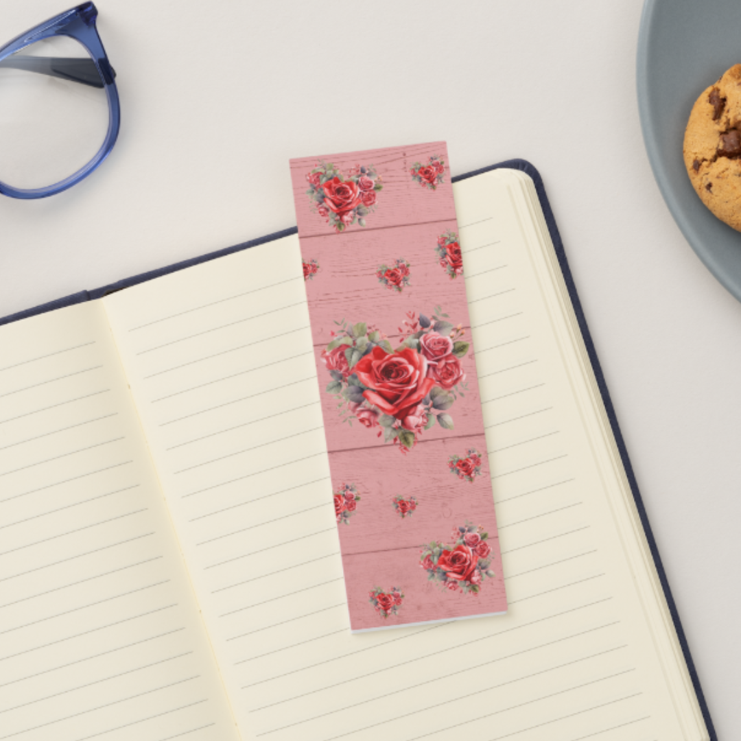 Bookmarks | Valentine Floral Hearts