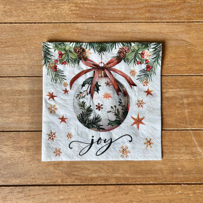 Napkin Bundle | Neutral Christmas Sentiments