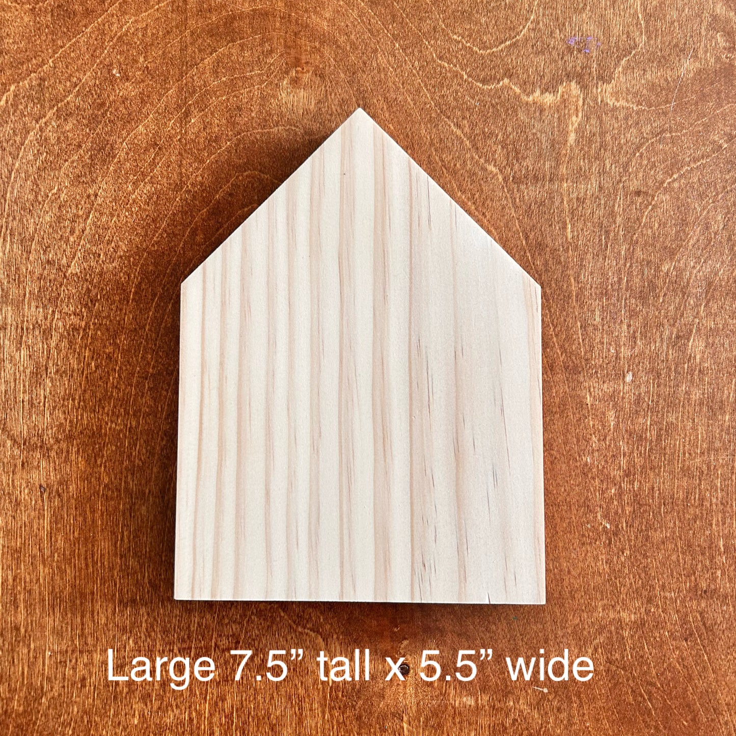 House Shaped Wood Blanks