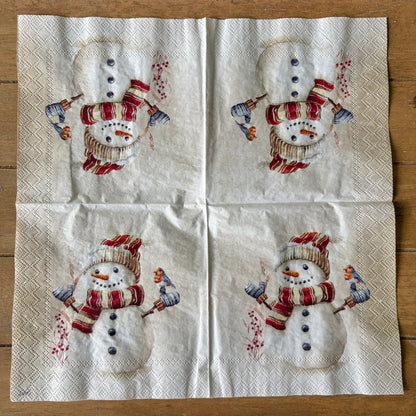 Napkin Bundle | Little Snowmen