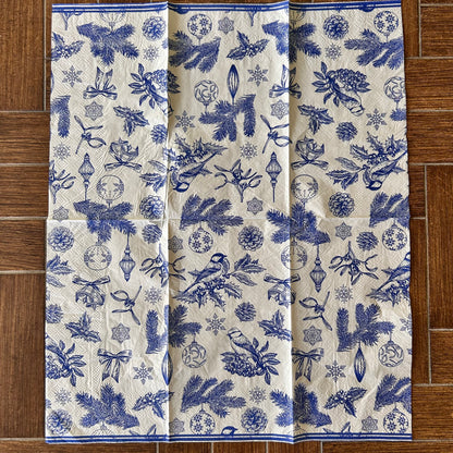 Napkin Bundle | Blue Christmas