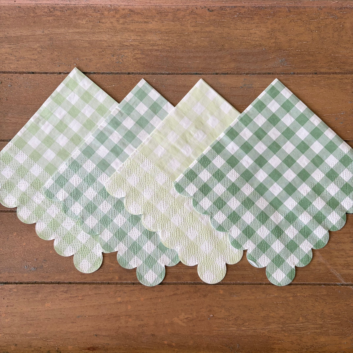 Napkin Bundle | Green Checks