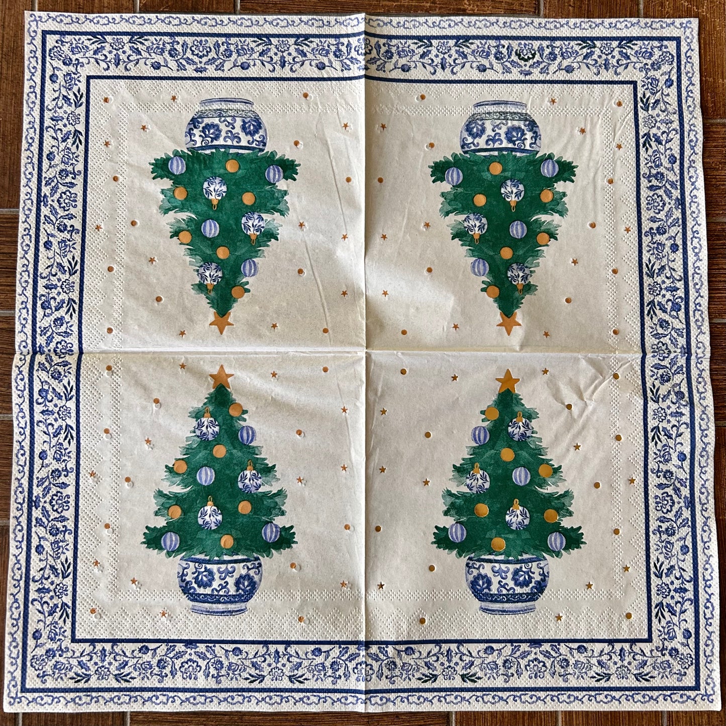 Napkin Bundle | Blue Christmas