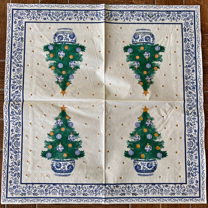 Napkin Bundle | Blue Christmas