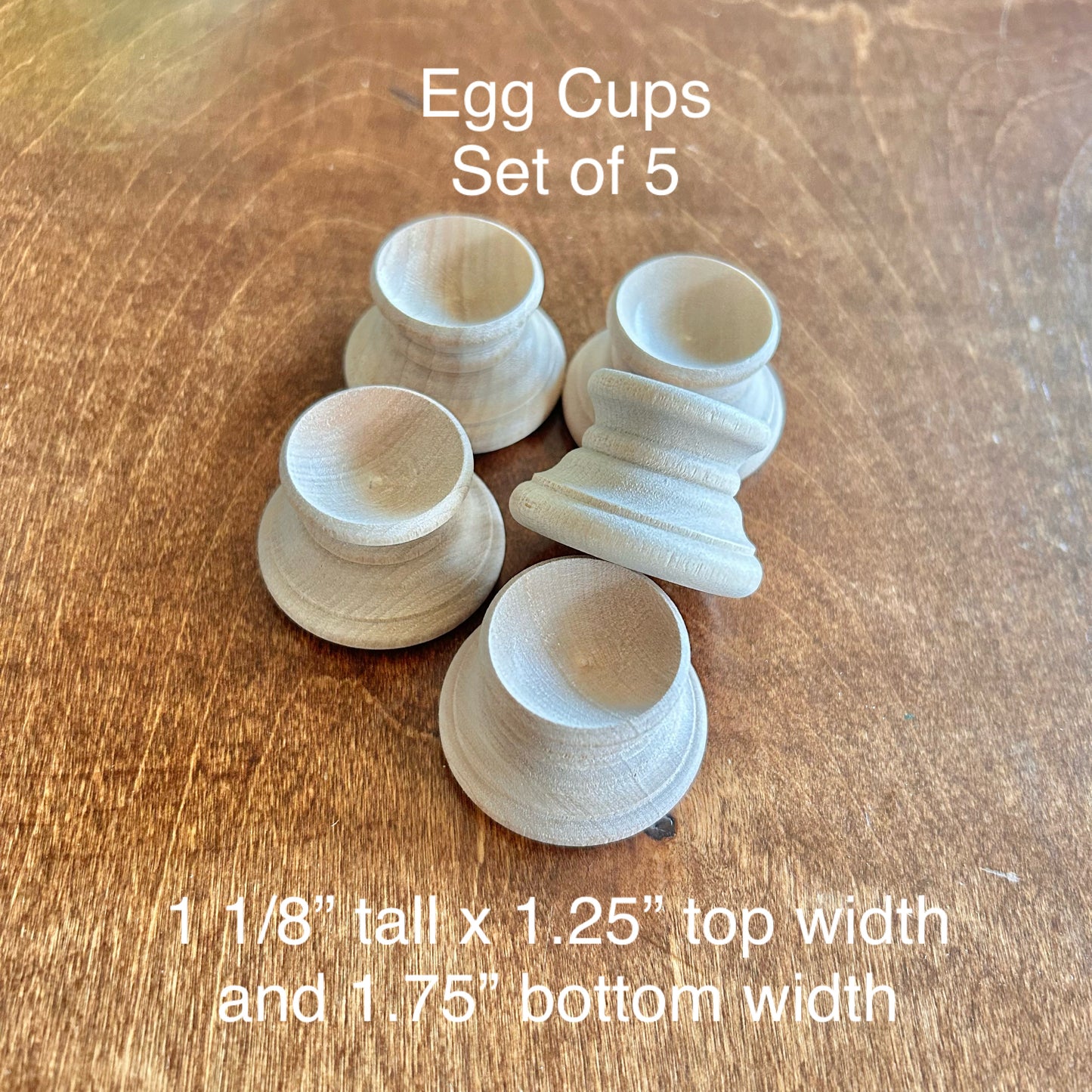 Eggs & Egg Cups (Wood)
