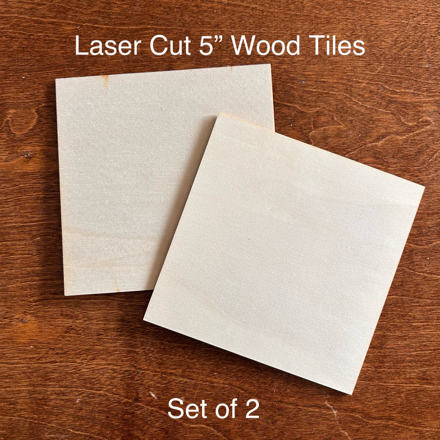 Wood Square Tile Blanks