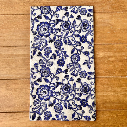 Napkin Bundle | Blue & Olive Elegant Floral