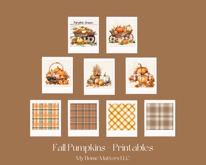 DIY Decor Bundle | Fall Pumpkins (Digital Printable)