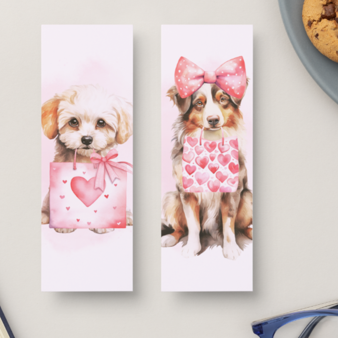 Bookmarks | Valentine Dogs