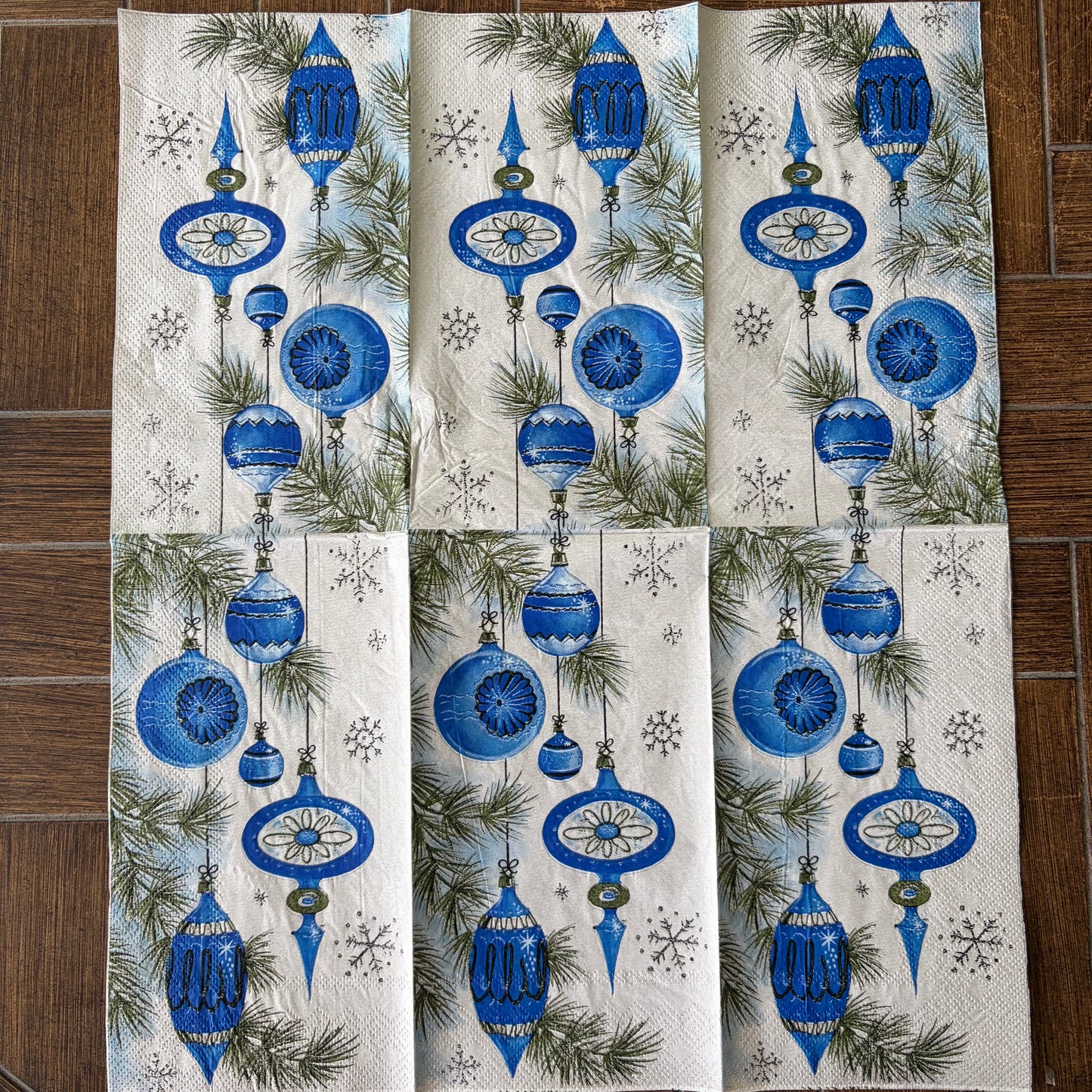 Napkin Bundle | Blue Nutcracker Christmas