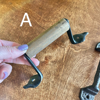 Tray & Sign Handles | Antiqued/Rusty/Bronze