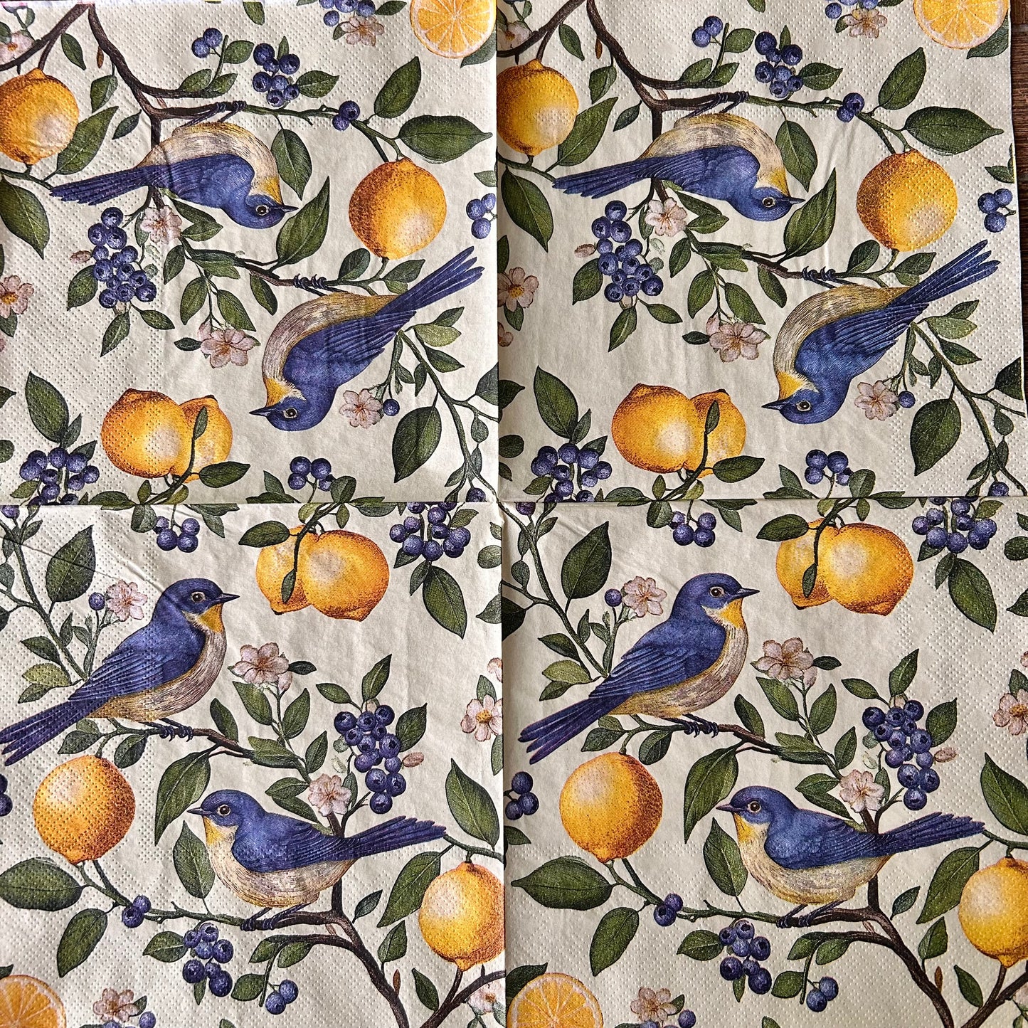 Napkin Bundle | Lemons & Bluebirds