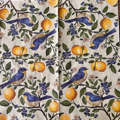 Napkin Bundle | Lemons & Bluebirds