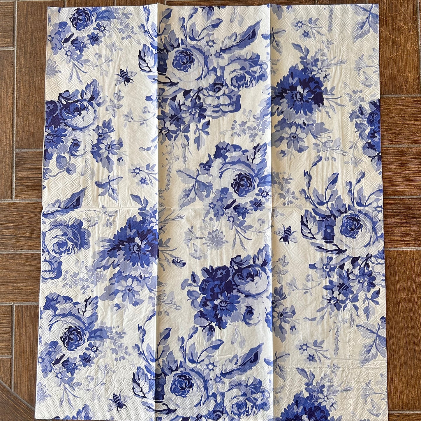 Napkin | Bold Blue Floral