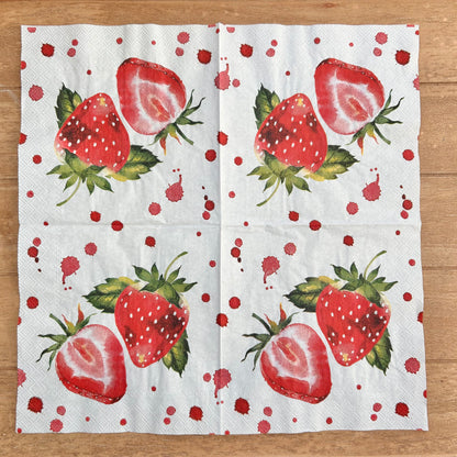 Napkin Bundle | Strawberries 2.0