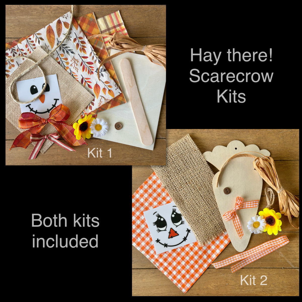 DIY Kit | Hay there! Scarecrow Kits (Set of 2)