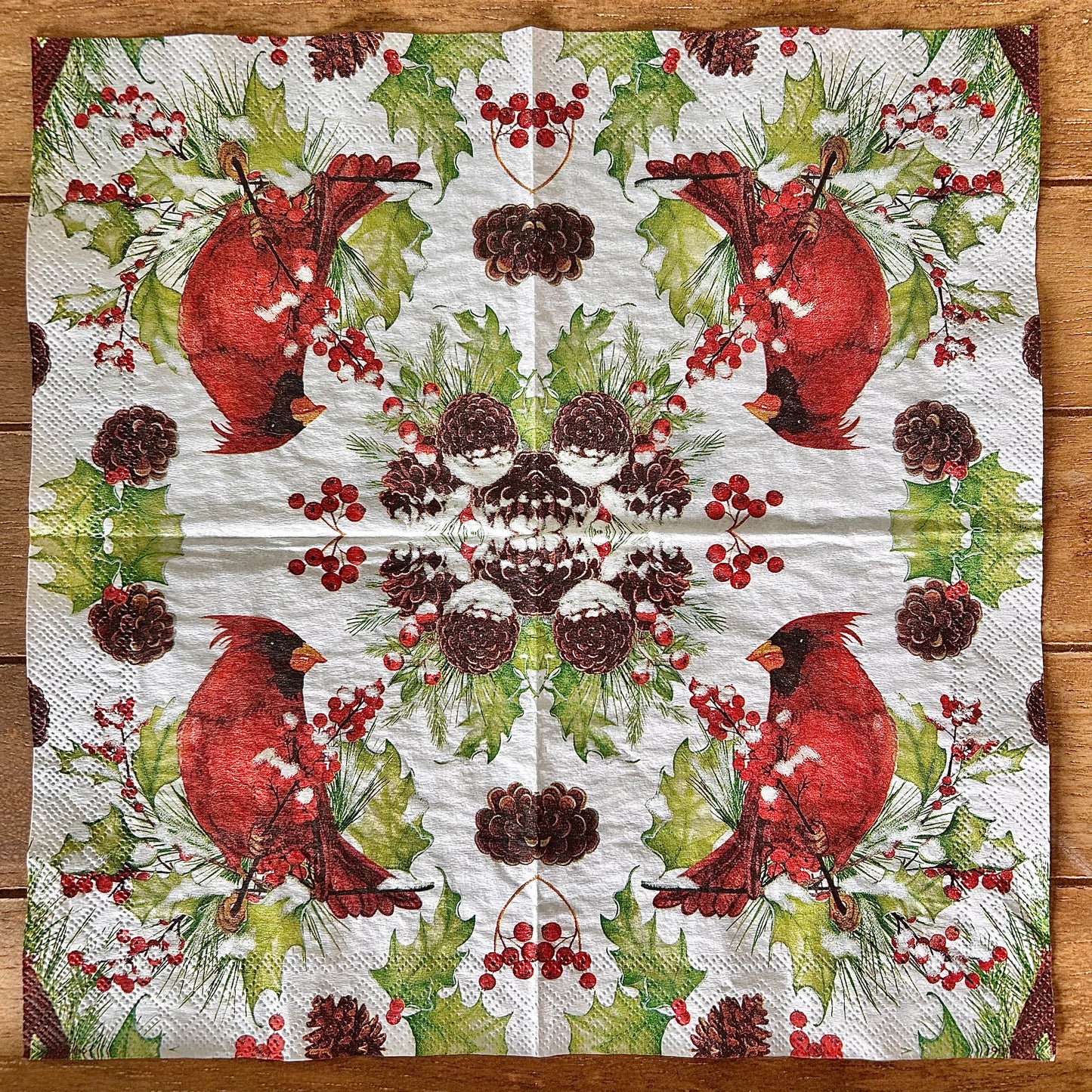 Napkin Bundle | Christmas Cardinals 1