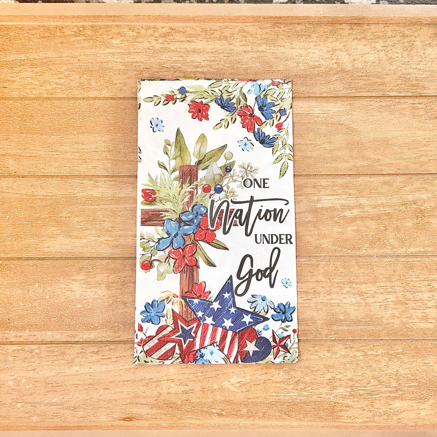 Napkin | Dual Print One Nation Under God