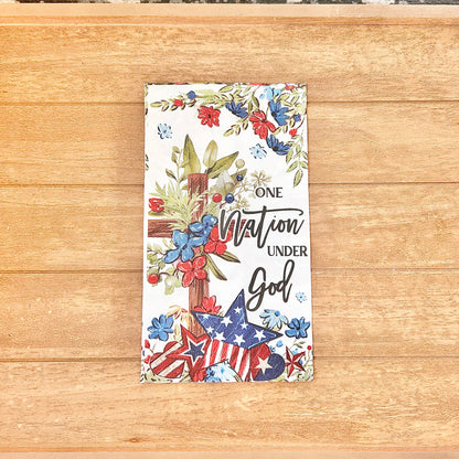 Napkin | Dual Print One Nation Under God
