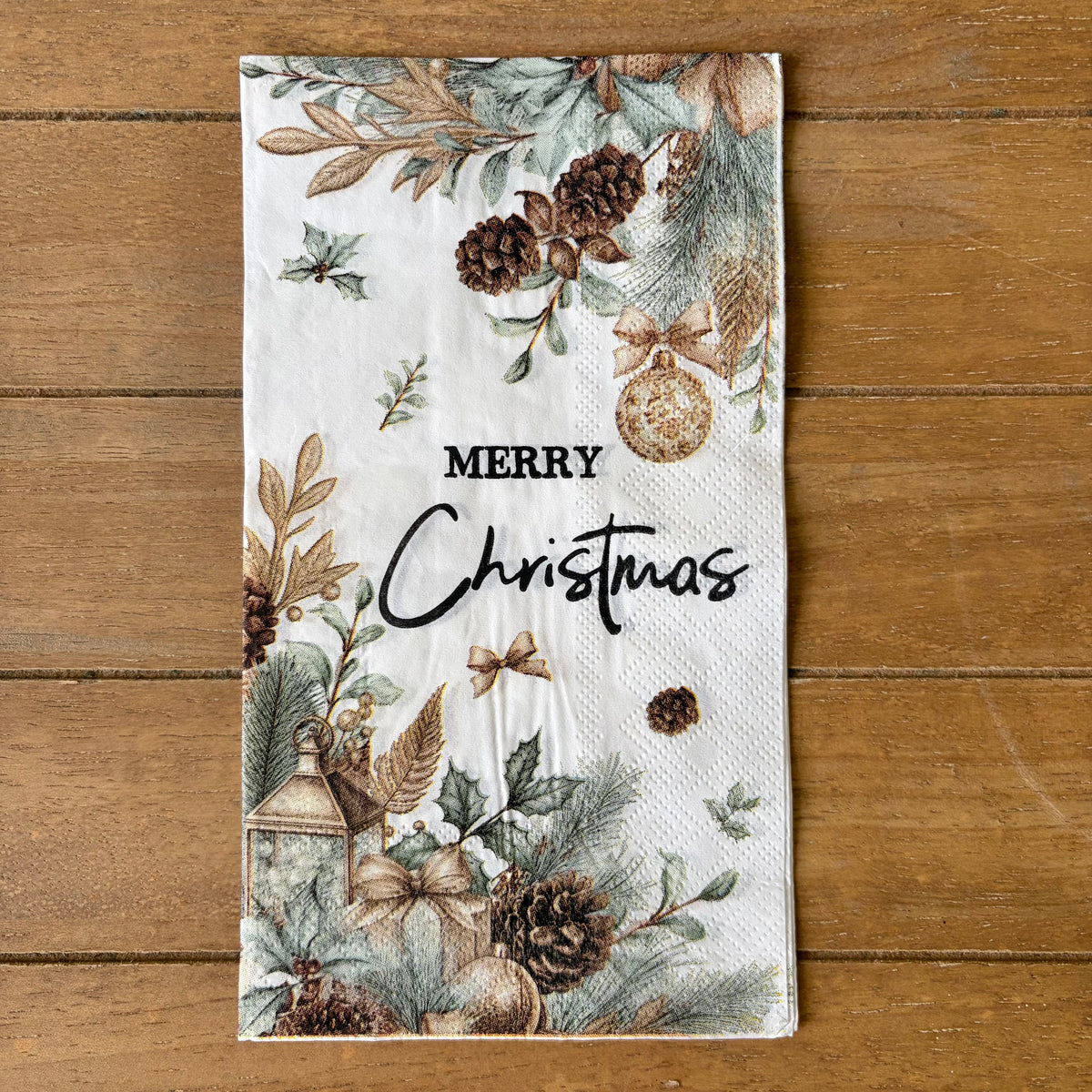 Napkin | Neutral Merry Christmas