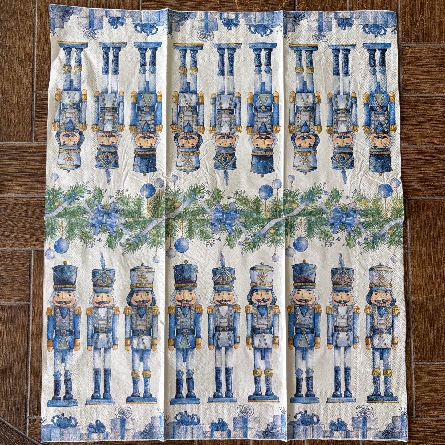 Napkin Bundle | Blue Nutcracker Christmas
