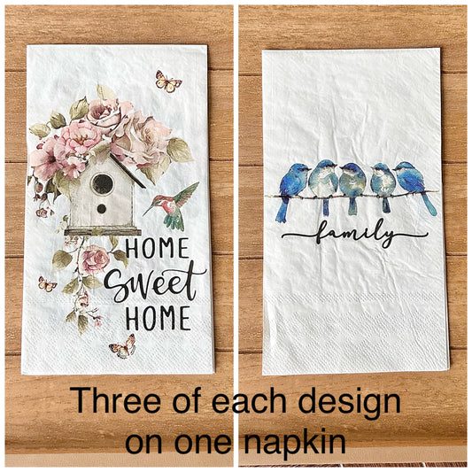 Napkin | Dual Print Home & Family