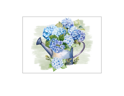 Digital DIY Decor Bundle | Blue Hydrangeas