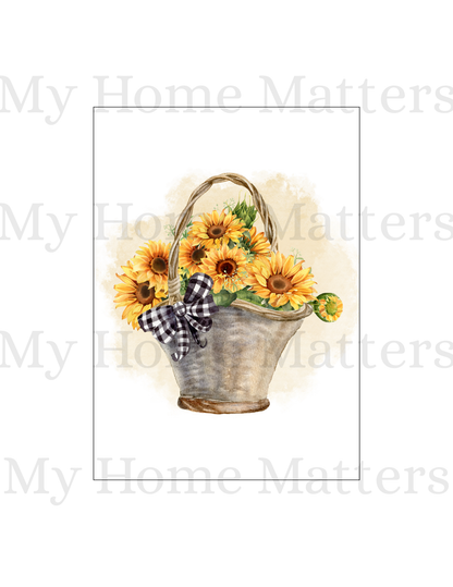 Digital DIY Decor Bundle | Sunflowers