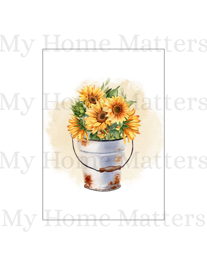 Digital DIY Decor Bundle | Sunflowers